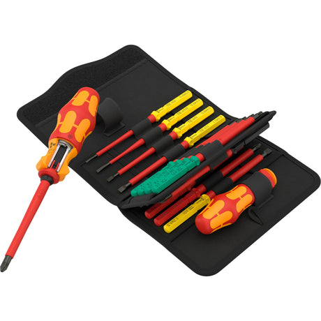 Wera Schraubendreher-Set VDE 17-teilig, Kreuzschlitz, flach, Pozidriv, Torx