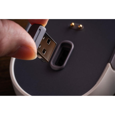 8bitdo Retro R8 Maus – N Edition (Grau Rot, 50 – 26000 dpi, Bluetooth USB-C 2,4 GHz)