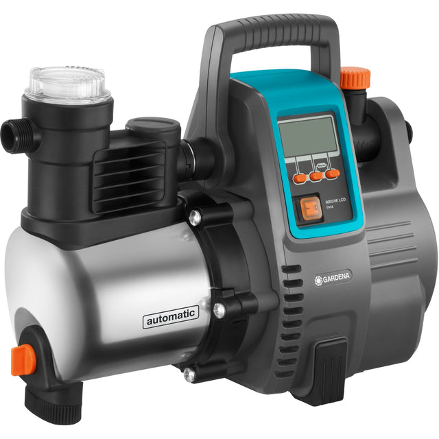 Gardena Druckpumpe 6000 6 LCD Edelstahl (Edelstahl schwarz, 1760-20)