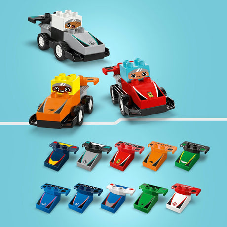 Lego Duplo Town 10445 F1-Team-Rennwagen und Fahrer