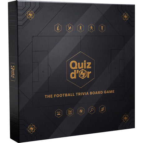 Quiz d'or Brettspiel (englisch, 4 - 8 Spieler, 60 - 120 Minuten, ab 16 Jahren)
