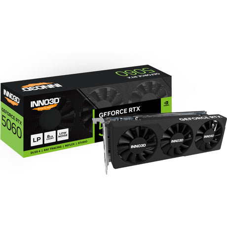 Inno3d geforce rtx 5060 low profile 8gb grafische kaart (dlss 4, 2x displayport, 1x hdmi)