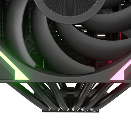 Xyz PC Gear Thermax 6 Duo RGB CPU-Kühler (Schwarz, ARGB, PWM)