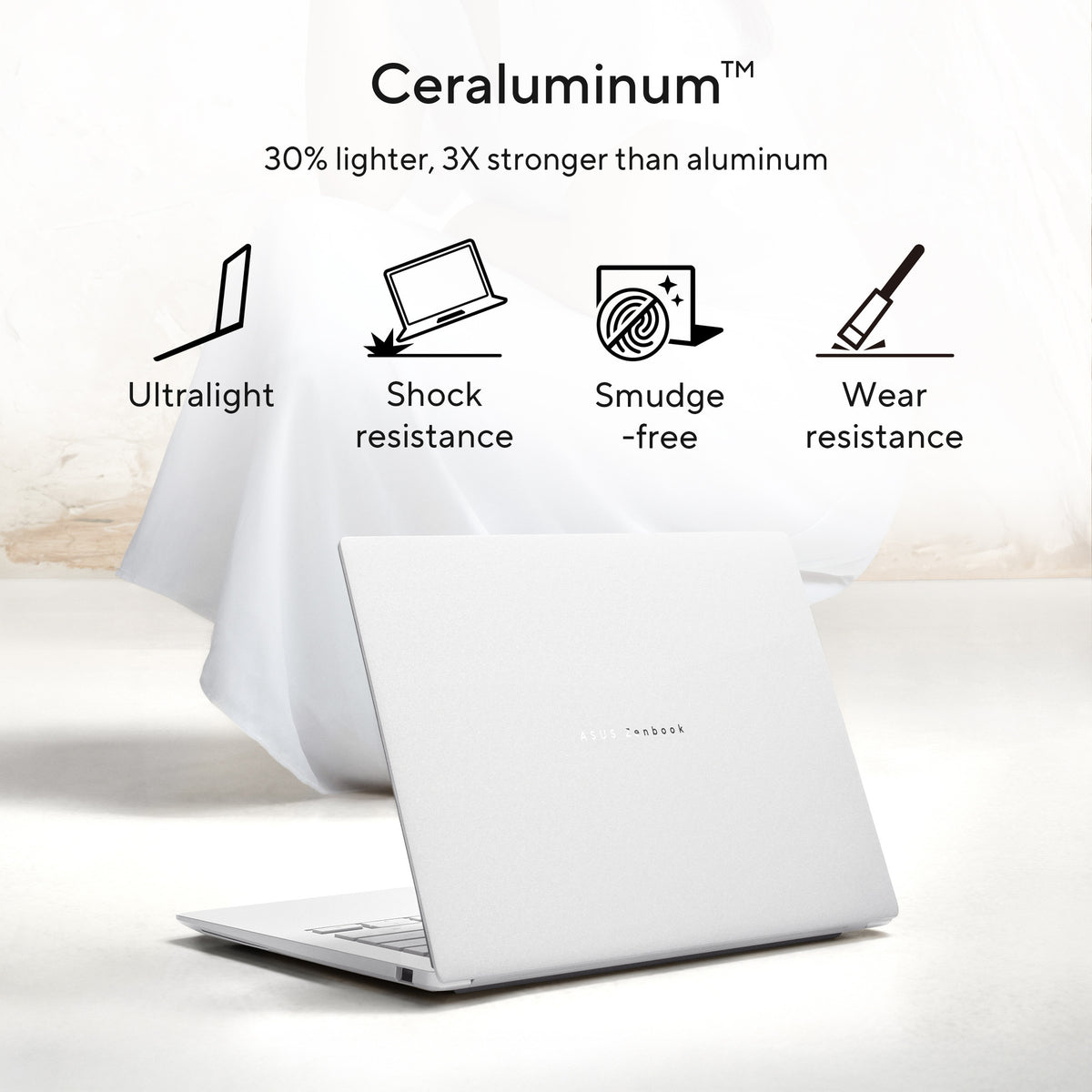 Asus zenbook s 14 ux5406aa-qj045w 14 copilot+ laptop (grijs | core ultra 9 386h | intel graphics | 32 gb | 1 tb ssd)