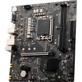 Msi pro h610m-g socket 1700 moederbord (gb-lan, sound, µatx)