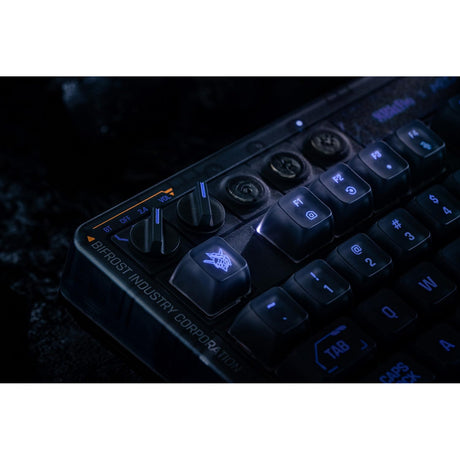 8bitdo Retro 87 mechanische Tastatur – Mecha Break (schwarz, US-Layout (QWERTY), Kailh Box Jellyfish Pro Glaze, 80 % (TKL), ABS-Tastenkappen, Hot-Swap, Bluetooth LE 5.0, kabellos 2,4 GHz, USB)