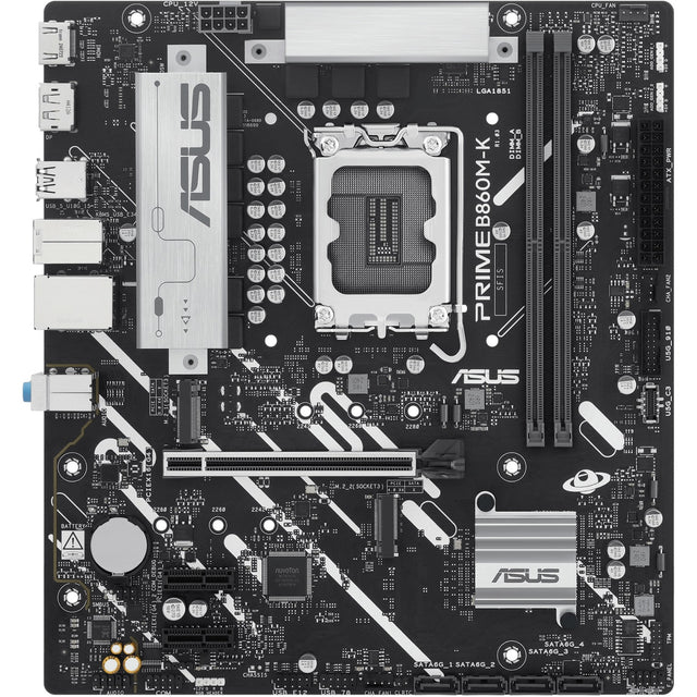 Asus Prime B860M-K Sockel 1851 Mainboard (2,5 GB-LAN, Sound, µATX)