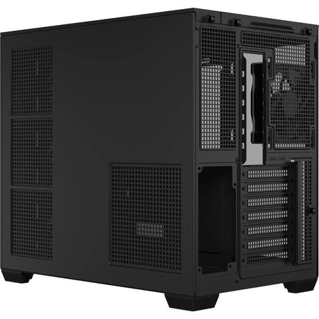 Asus a32 plus Midi-Tower-Gehäuse (schwarz | 2x USB-A | 1x USB-C | RGB | gehärtetes Glas)