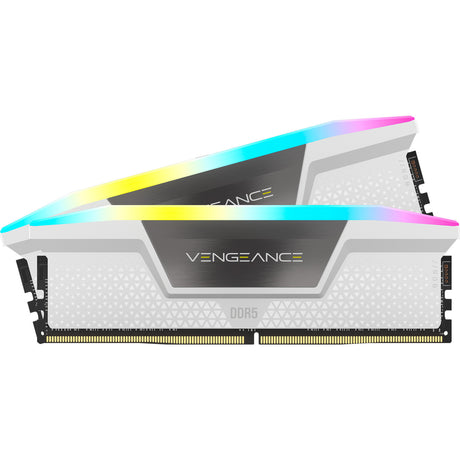 Corsair Vengeance RGB 32 GB DDR5-6000 (2x 16 GB) RAM (weiß, cmh32gx5m2b6000z30w, xmp, expo)