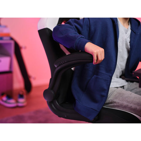 Trust GXT 703W Riye Gaming-Stuhl (schwarz und weiß)