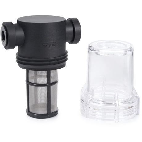Alphacool es großer Inline-Filter 2xG1 (schwarz transparent)