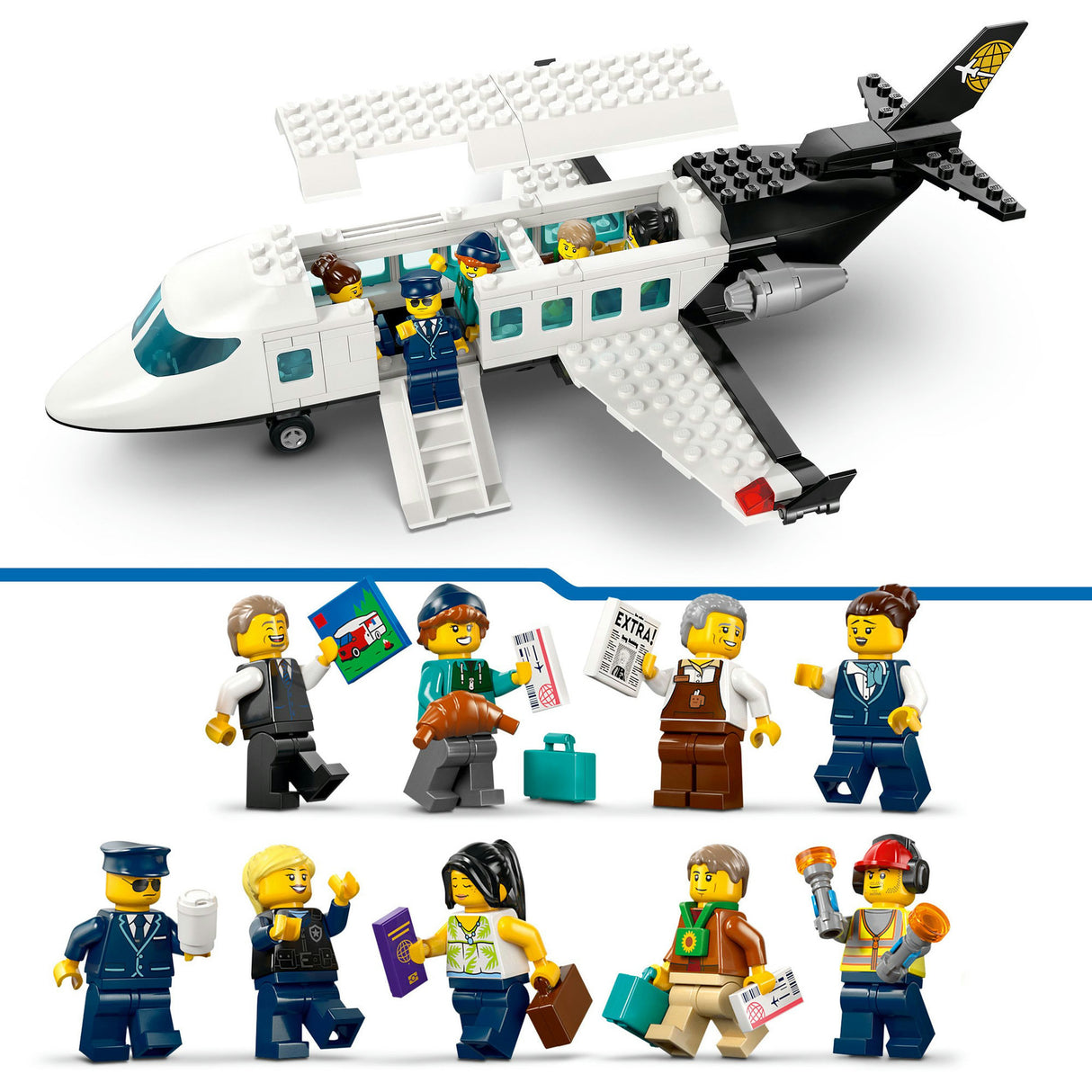 Lego My City 60502 Flughafen mit Flugzeug