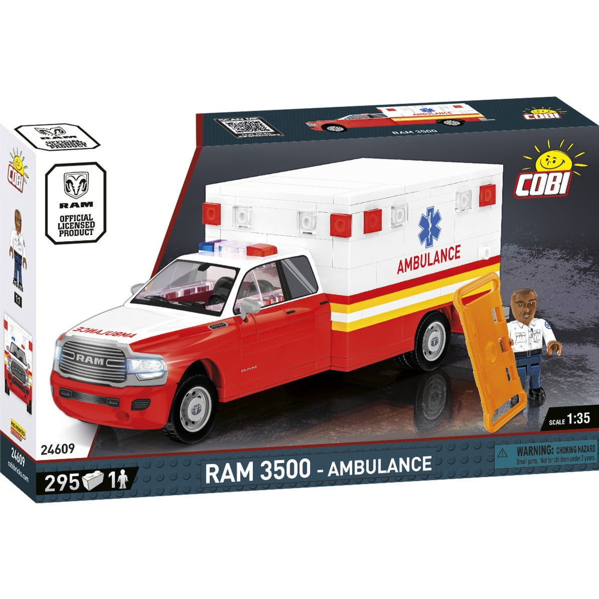 Cobi ram 3500 - ambulance constructiespeelgoed (schaal 1:35)