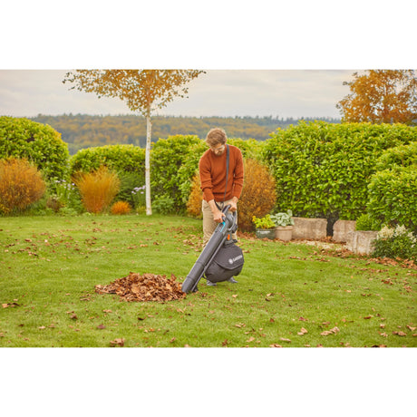 Gardena Staubsauger – Laubbläser PowerJet Collect Laubsauger Laubbläser (grau schwarz, Akku und Ladegerät nicht im Lieferumfang enthalten)