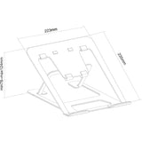 Neomounts Neomounts NSLS085Black Fold Laptop Standard