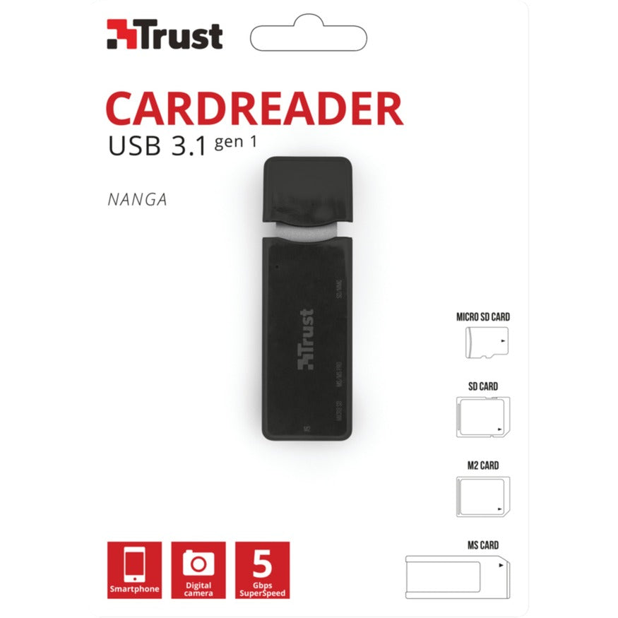 Trust Trust Nanga USB 3.1 -Kartenreader