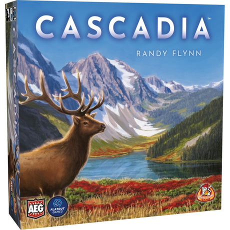 White Goblin Games Cascadia Brettspiel (niederländisch, 1 - 4 Spieler, 45 Minuten, ab 10 Jahren)