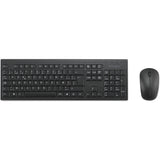 Kensington km150 eq kabelloses Desktop-Set, Desktop-Set (schwarz, US-Layout (QWERTY), Membran, 100 %, 1200 dpi)