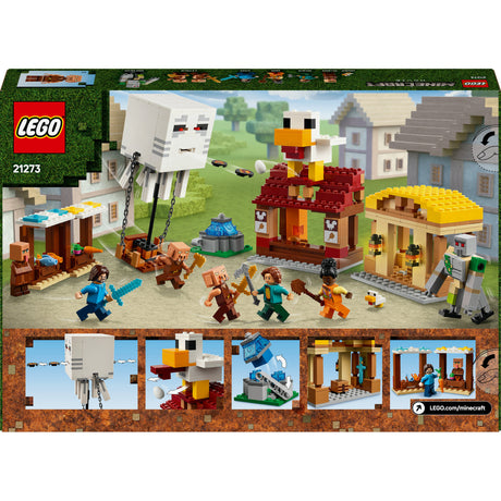 Lego Minecraft: Der schreckliche Ballonangriff auf das Dorf – 21273