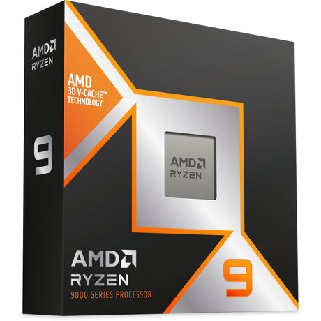 AMD Ryzen 9 9900x3D, 4,4 GHz (5,5 GHz Turbo Boost), Sockel AM5-Prozessor (entsperrt, verpackt)