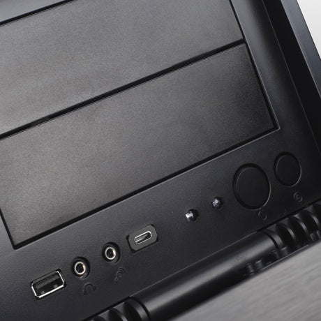 Silverstone SST-GD07B-C HTPC-Gehäuse (schwarz | 1x USB-A | 1x USB-C)