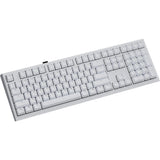 Ducky one x wireless rgb mechanisch toetsenbord (wit, us lay-out (qwerty), inductive, 100%, hot-swappable, pbt, 2.4 ghz | bluetooth | usb-c)
