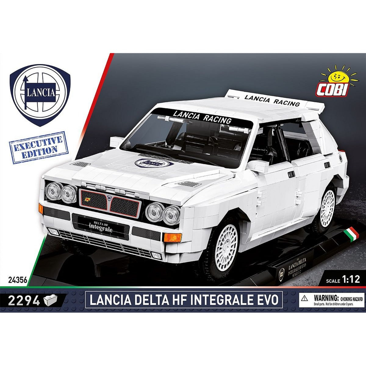 Cobi lancia delta hf integrale evo - executive edition constructiespeelgoed (schaal 1:12)