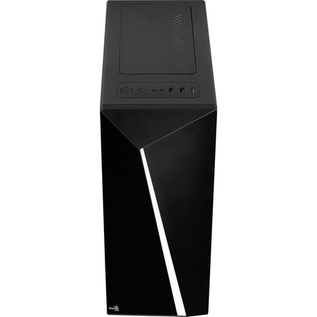 Aerocool Shard Midi-Tower-Gehäuse (schwarz | 3x USB-A | RGB | Fenster)
