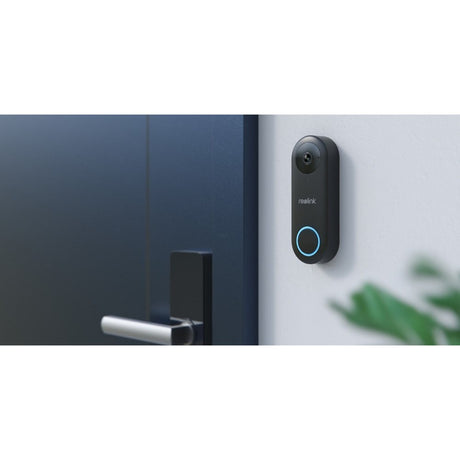 Reolink Smart 2K+ kabelgebundene PoE-Video-Türklingel mit Glocke (schwarz)