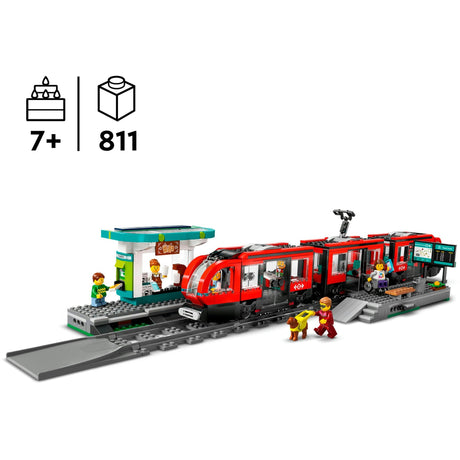 Lego City Straßenbahn und Bahnhof – 60423