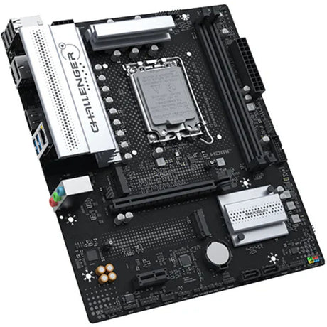 Maxsun ms-challenger h810m 2.5g socket 1851 moederbord (zwart, 2.5 gb-lan, sound, µatx)
