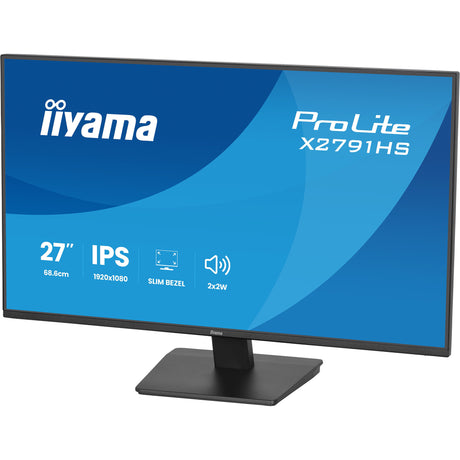 Iiyama Prolite X2791HS-B1 27 Monitor (Schwarz (matt), 120 Hz, HDMI, Display-Port, Audio)