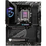 Msi mpg x870e carbon wifi socket am5 moederbord (raid, 5gb-lan, 2,5gb-lan, wi-fi 7, bt, sound, atx)