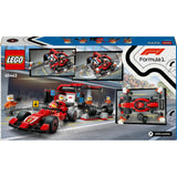 Lego 60443 City F1 Boxenstopp und Boxencrew mit Ferrari
