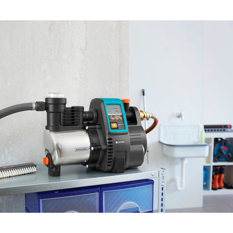 Gardena Druckpumpe 6000 6 LCD Edelstahl (Edelstahl schwarz, 1760-20)
