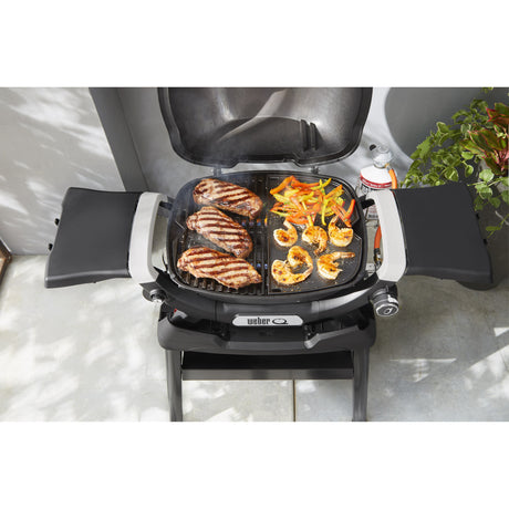Weber halbe Plancha für Grillplatte q 1100n und q 1200n (schwarz)