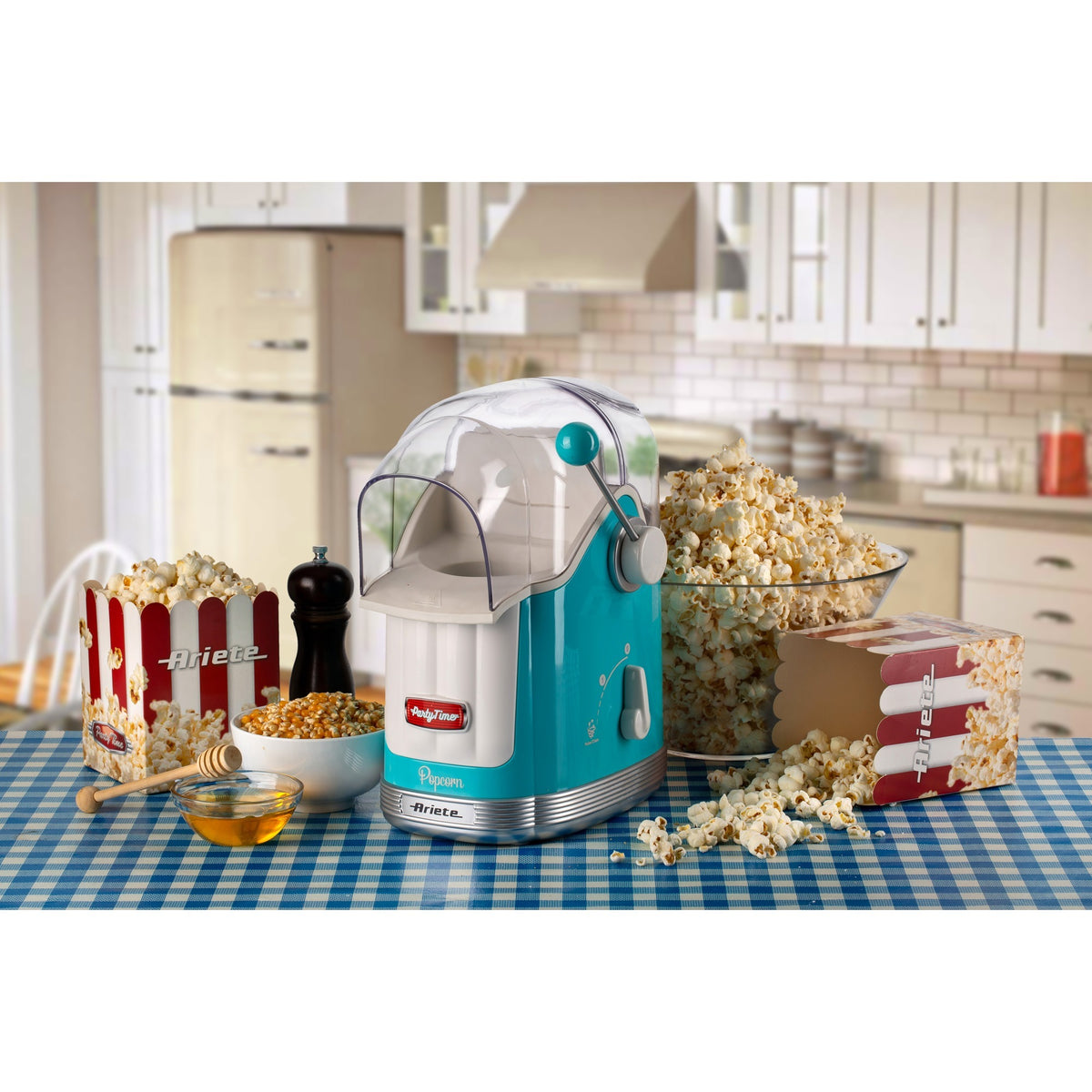 Ariete Party Time Popcornmaschine 2958 01 Popcornmaschine (hellblau)
