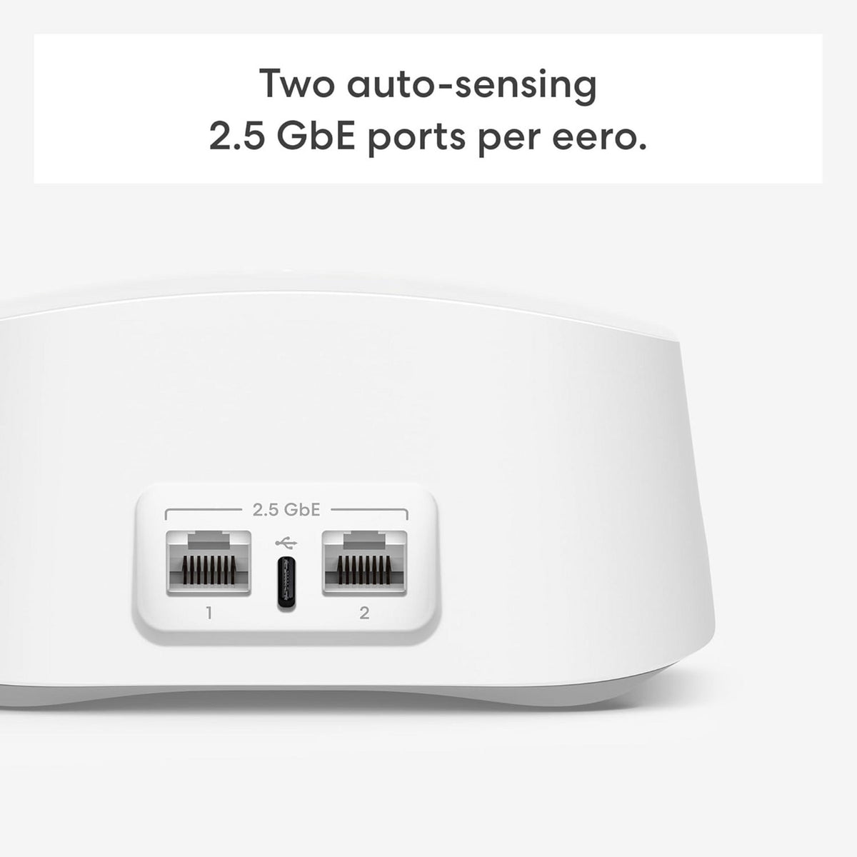 Eero 7 Mesh-WLAN-System, 3-teiliger Mesh-Router (weiß)