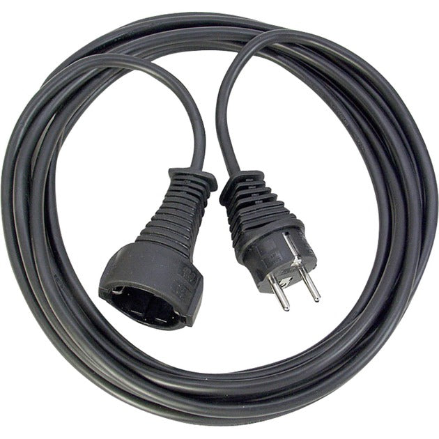 Brennerstuhl-Verlängerungskabel, geerdet (schwarz, 3 Meter)