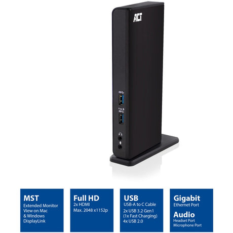 Abi Dockingstation Act AC7049 schwarz
