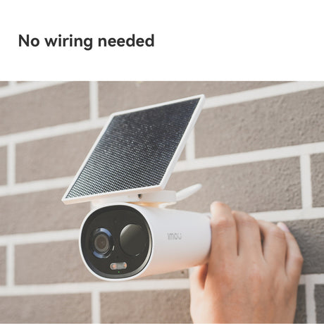Imou Cell 3c All-in-One – 2K-Funküberwachungskamera für den Außenbereich – inklusive integriertem Solarpanel – komplett kabellos – Außenüberwachung mit Farbnachtsicht – Sirene – IP66 wetterfest – große 5000-mAh-Akkukapazität