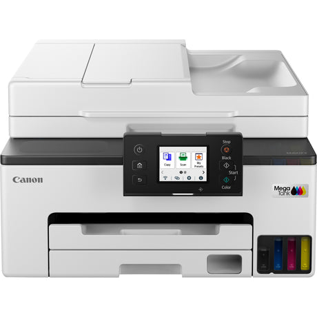 Canon maxify gx2051 All-in-One-Tintenstrahldrucker mit Faxfunktion (Weiß, Drucken, Kopieren, Scannen, Faxen, WLAN)