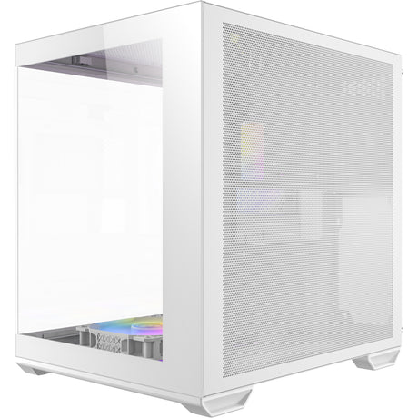 Antec cx60m argb Mini-Tower-Gehäuse (weiß | 3x USB-A | RGB | gehärtetes Glas)