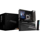 Gigabyte x870e aorus xtreme x3d ai top socket am5 moederbord (zwart, raid, 2x 10 gb-lan, wi-fi 7, bt, sound, e-atx)