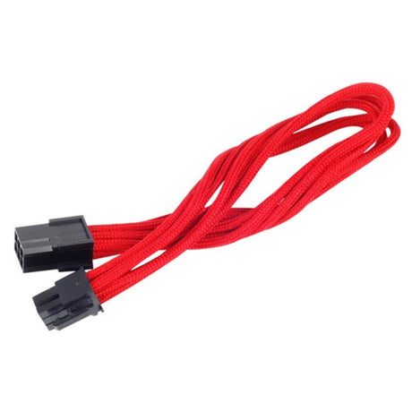Silverstone 6-poliges PCIe-Verlängerungskabel (rot, 25 Zentimeter, pp07-ide6r, Lite Retail)
