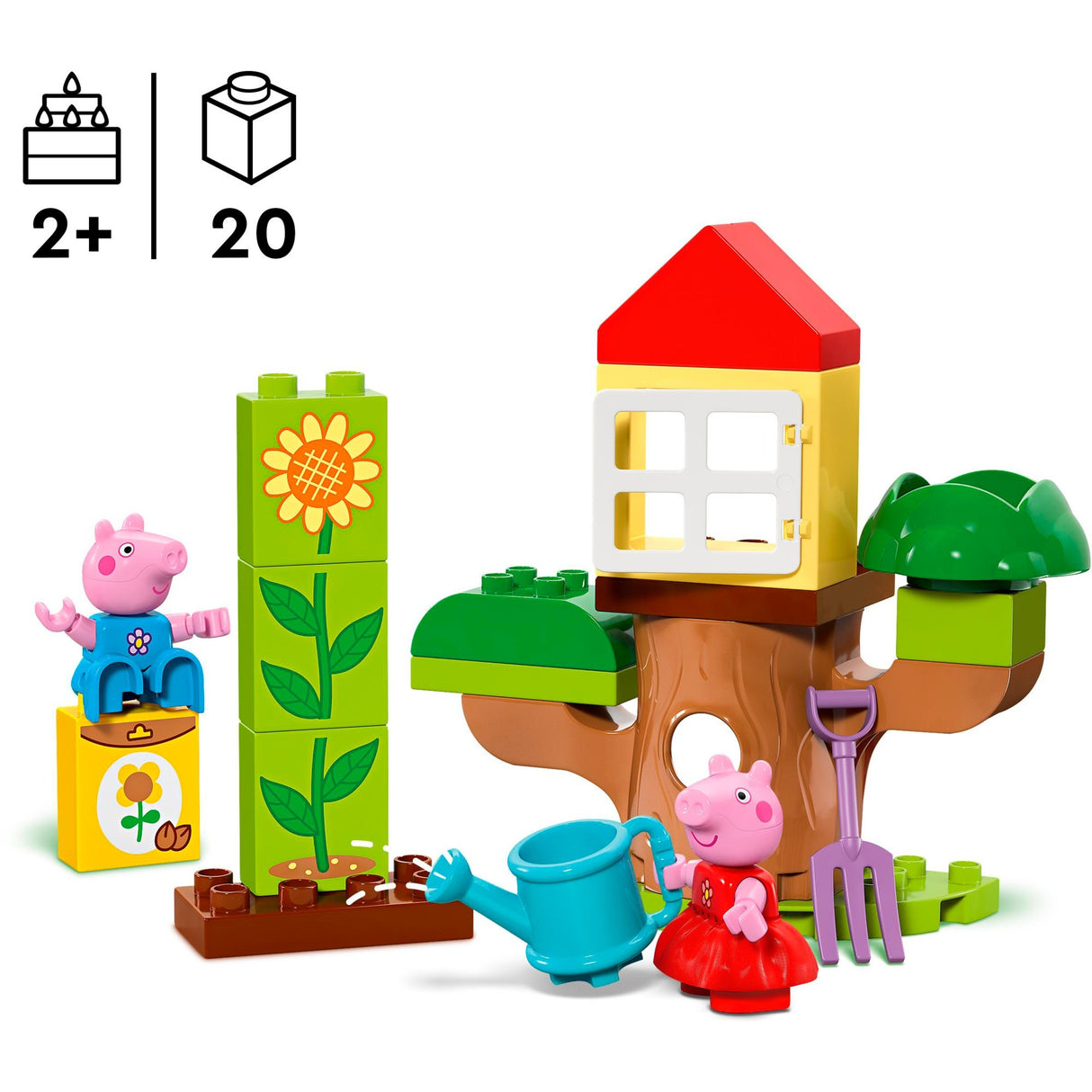 Lego Duplo 10431 Peppa Big Garden und Treehouse