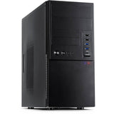 Inter-tech it-6865 Midi-Tower-Gehäuse (schwarz | 4x USB-A | 1x USB-C)