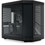 Hyte y70 Touch Infinity Midi-Tower-Gehäuse (schwarz | 2x USB-A | 1x USB-C | gehärtetes Glas)