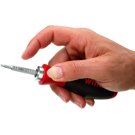 Wiha Schraubendreher mit Wechselklingensatz System 6 (schwarz rot, 12-teilig)
