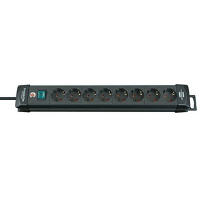 Brennerstuhl premium-line Steckdosenleiste 8-fach (schwarz, 1951180100)